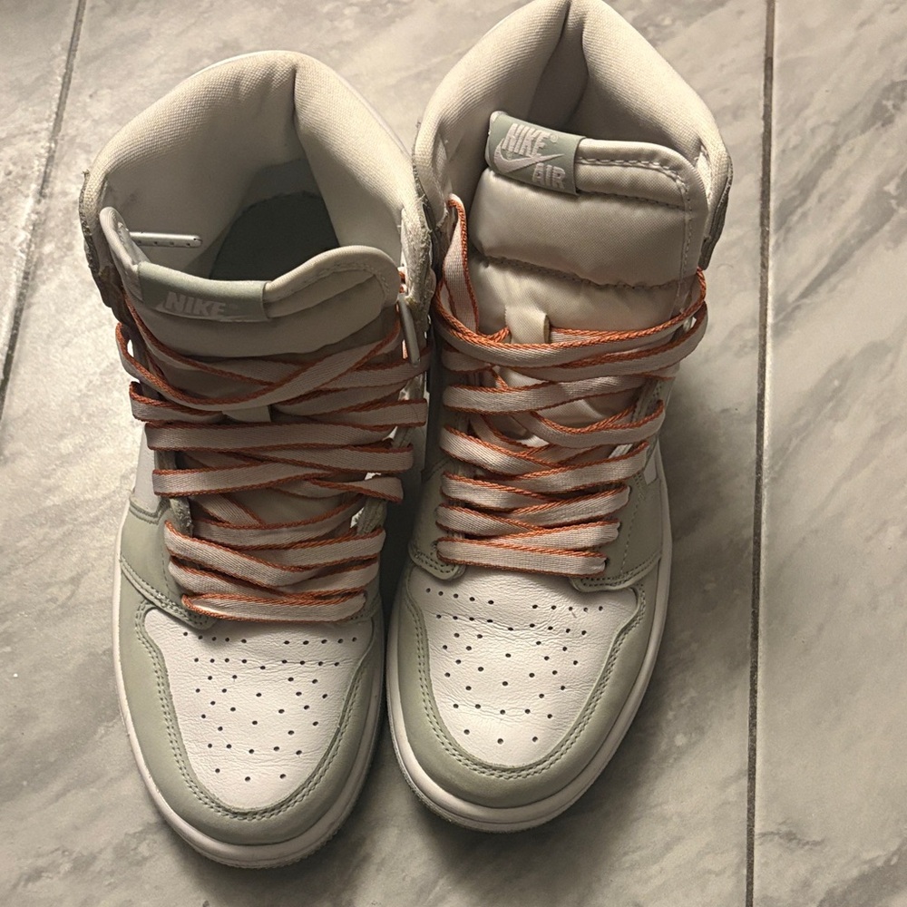 Nike Jordan 1s sea foam green